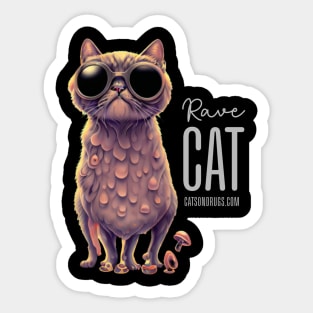 Techno Shirt - Techno Cat - Catsondrugs.com - #cat#meow #kitten #kitty #kittens #pet #pets #cute #love #catlove #catloversclub #world #gato #cutecat #animals Sticker